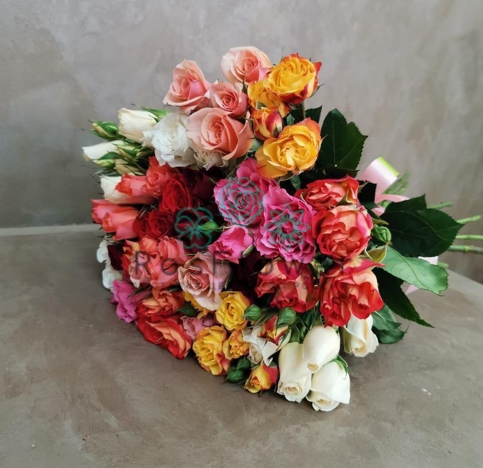 Букет цветов из: Розы в Приморье