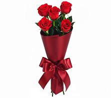 Букет 5 Красных роз Эдлесс Лав в Приморье