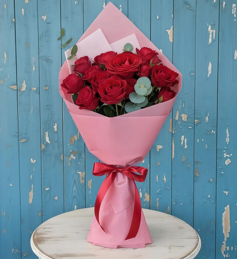 Букет цветов из: Розы в Приморье