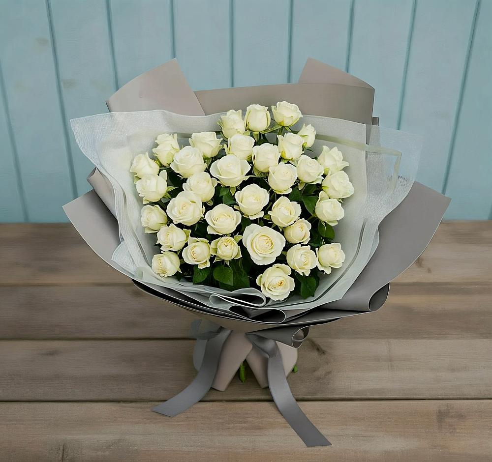 Букет Белоснежная нежность в Приморье