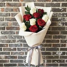 Букет цветов из:  Розы в Приморье