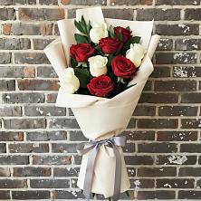 Букет цветов из:  Розы в Приморье