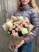 Букет цветов из:  Розы в Приморье