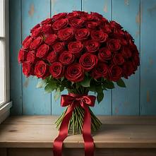 Букет Красные розы Блэк Меджик в Приморье