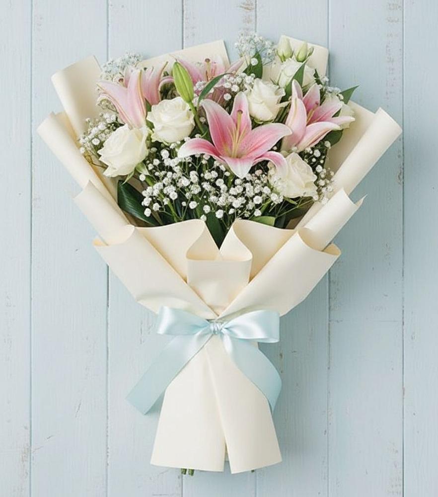 Букет цветов из: Лилии в Приморье