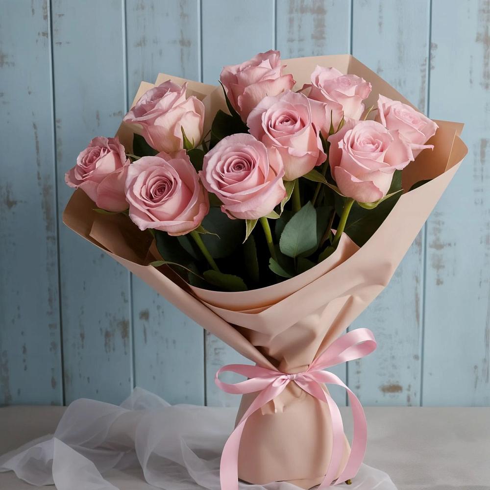 Букет цветов из: Розы в Приморье