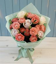 Букет цветов из:  Розы в Приморье