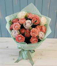 Букет цветов из:  Розы в Приморье