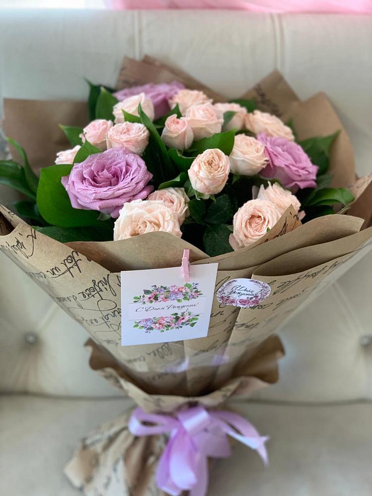 Букет цветов из: Розы в Приморье