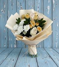 Букет цветов из:  Розы и Хризантемы #REPLACE_PRED# Приморье