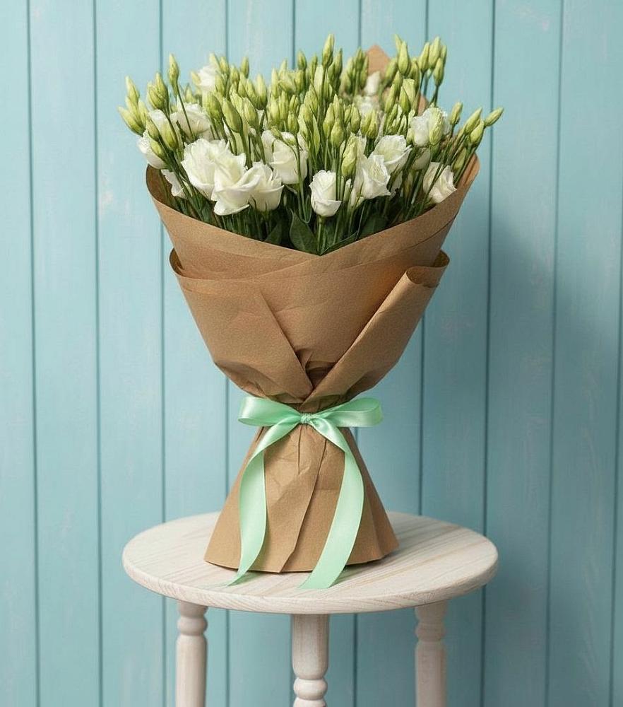 Букет цветов из: Лизиантусы в Приморье