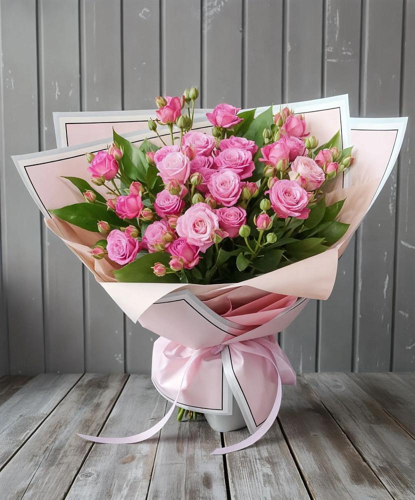 Букет Розовый кустик в Приморье