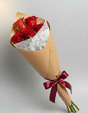 Букет цветов из:  Розы в Приморье