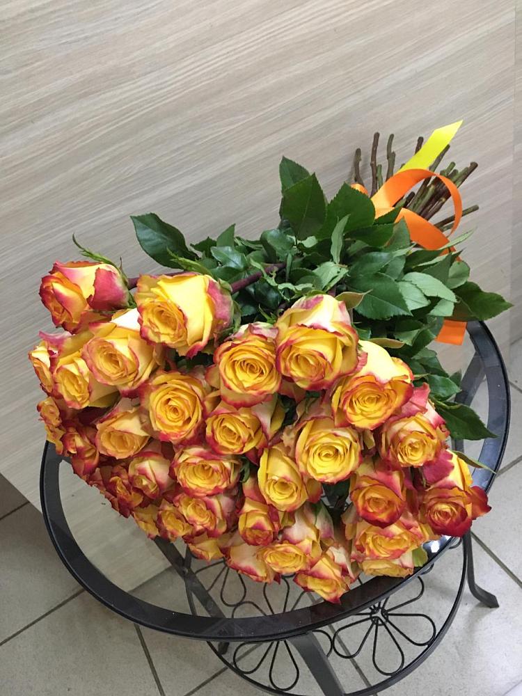 Букет Желтые розы в Приморье