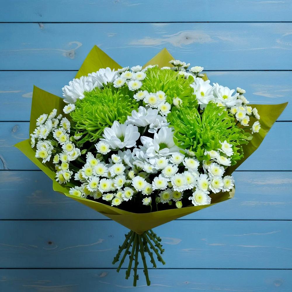 Букет цветов из: Хризантемы в Приморье