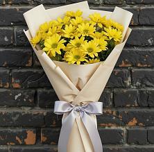 Букет цветов из:  Хризантемы в Приморье