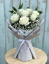 Букет цветов из:  Розы в Приморье