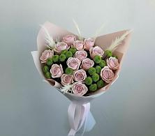 Букет цветов из:  Розы и Хризантемы в Приморье