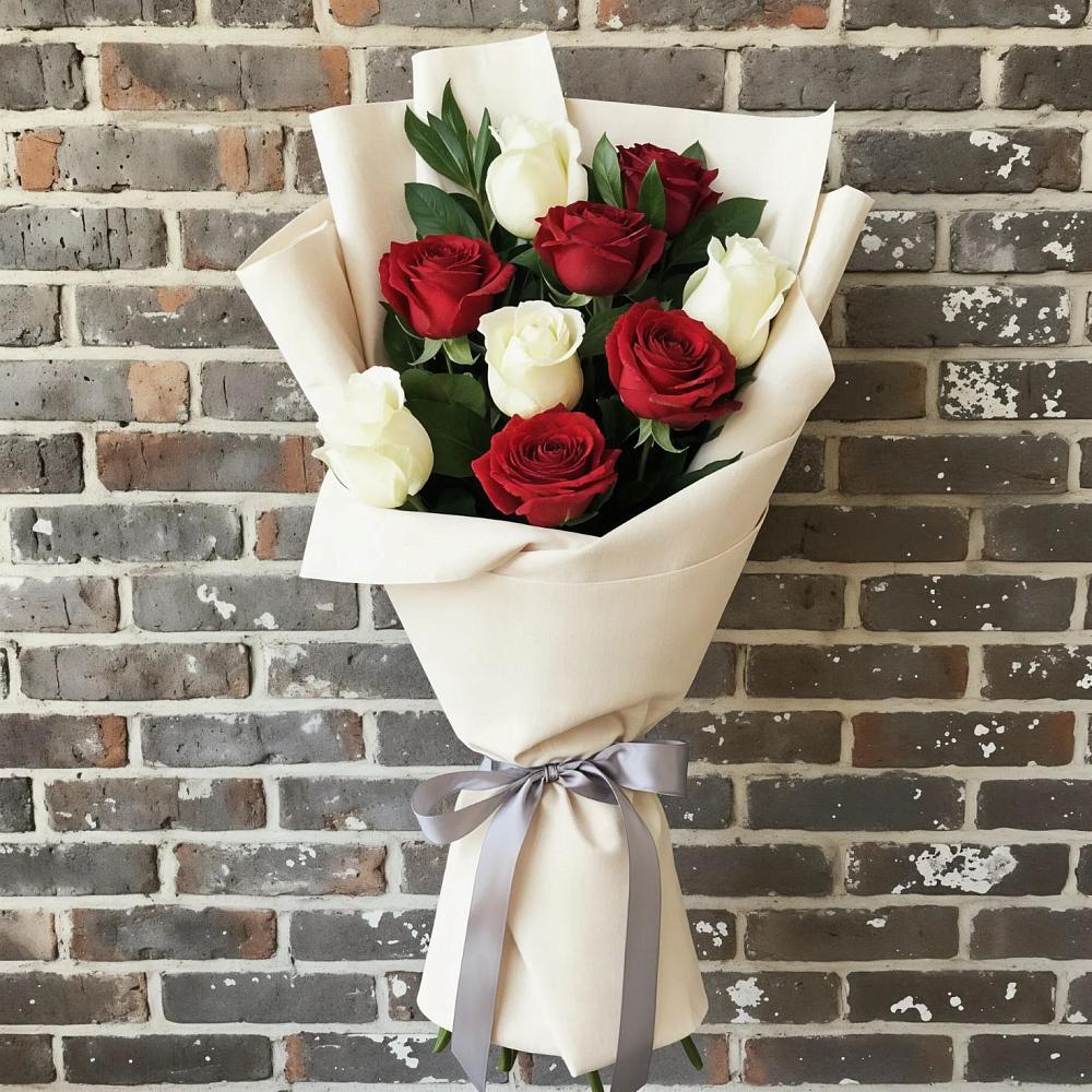 Букет цветов из: Розы в Приморье