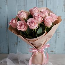 Букет цветов из:  Розы в Приморье
