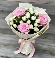 Букет цветов из:  Розы в Приморье