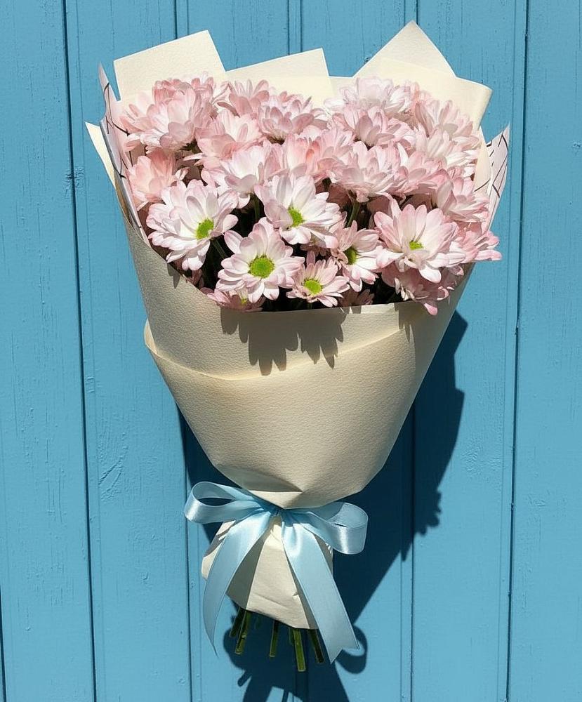 Букет цветов из: Хризантемы в Приморье