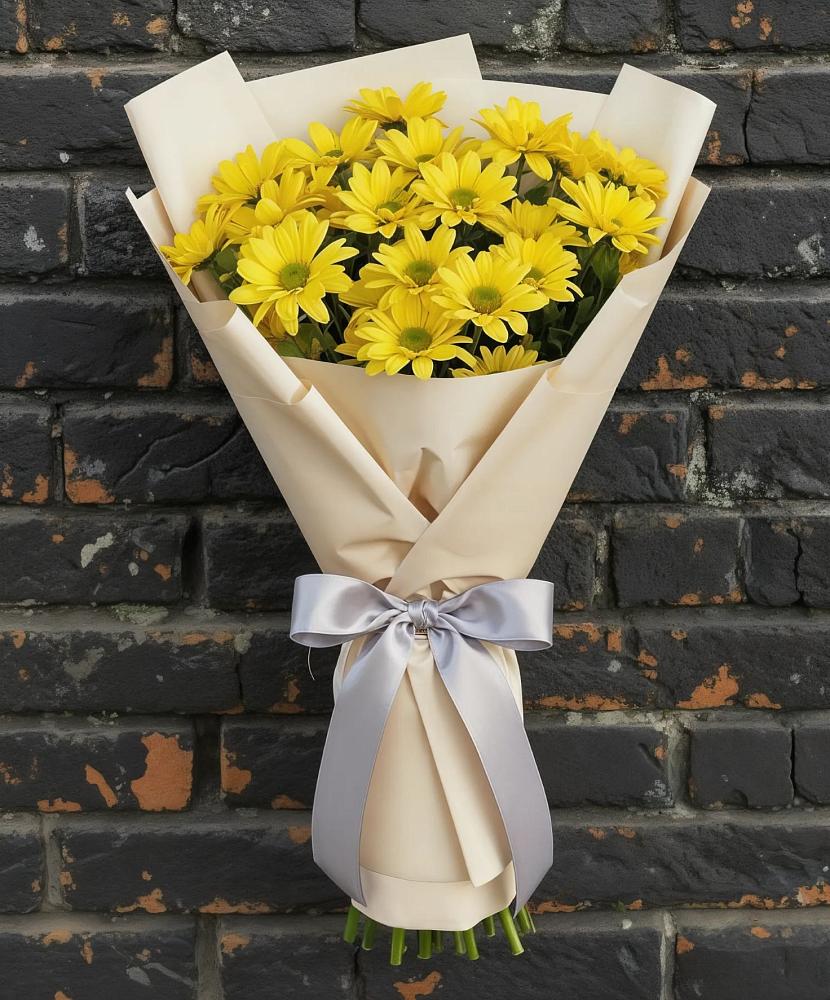 Букет цветов из: Хризантемы в Приморье