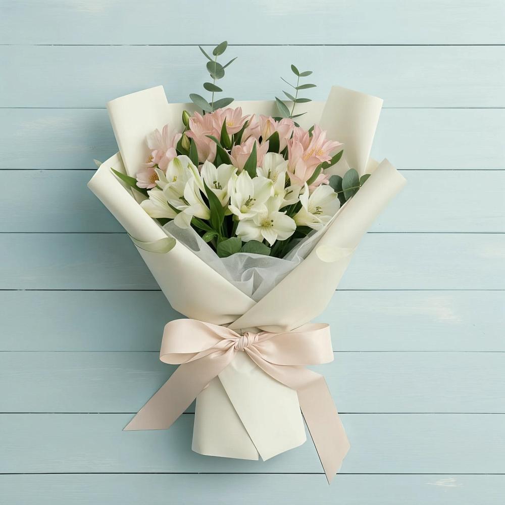 Букет цветов из: Альстромерии в Приморье