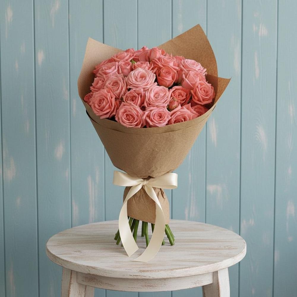 Букет цветов из: Розы в Приморье