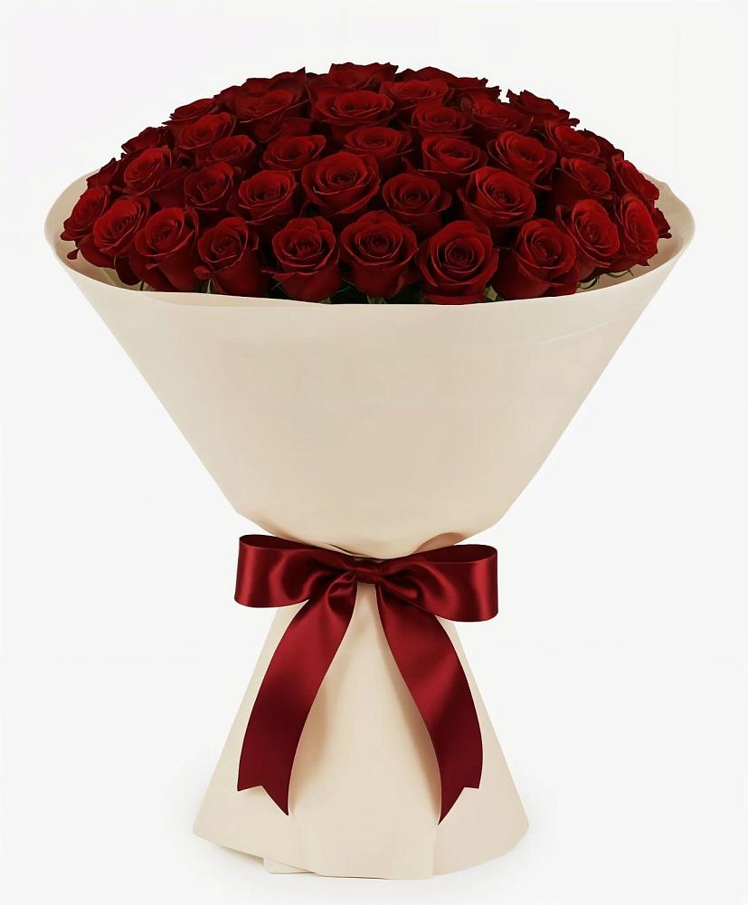 Букет 101 Бордовая роза Блэк Бакарра в Приморье