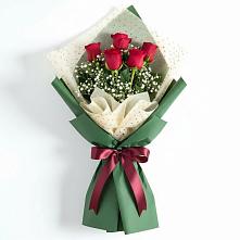 Букет цветов из:  Розы в Приморье